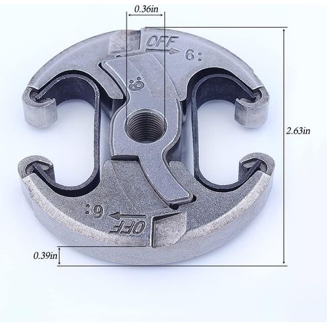 Clutch Drum Sprocket Rim .325"-7T For HUSQVARNA 340 345 346 XP 350 351 353 Saw, 1pc Clutch + 1pc Clutch Drum + 1pc Clutch Bearing + 1pc .325-7T Rim Sprocket (1/5)