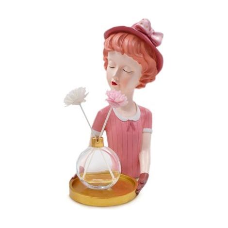 Diffusione Fragranze in Resina Bimba con Vestito Rosa (1/2)