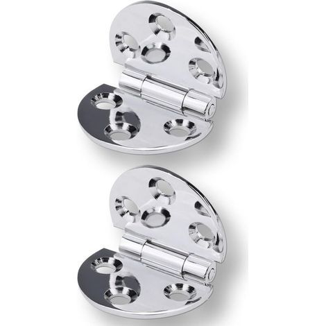 [JAMAIS UTILISÉ] 180 ° Degrés Charnières de Table Pliantes Charnière en Cuivre Plat Porte Cabinet Pliable Charnières Flip Top Charnière Avec Vis Pour Table Pliante (1/4)