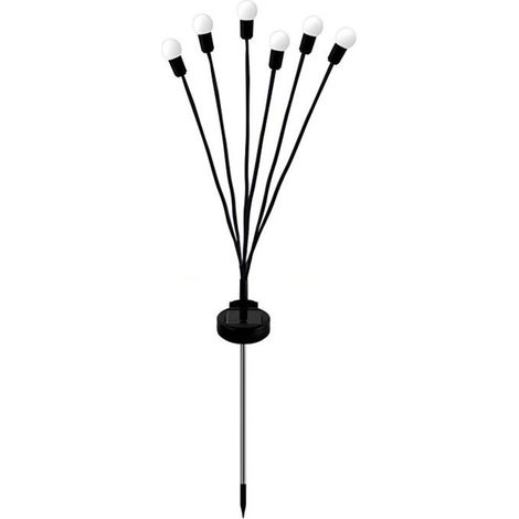 6-köpfige Solar-Lichterkette, Windschaukel, warmweiße Gartenleuchte, Gartendekoration, Gartenweg (1/5)