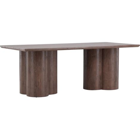Table à Manger Design "Olivia" 210cm Moka