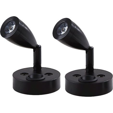Two 12V LED reading lamps – adjustable switch – 3000K color temperature, warm light (1/5)