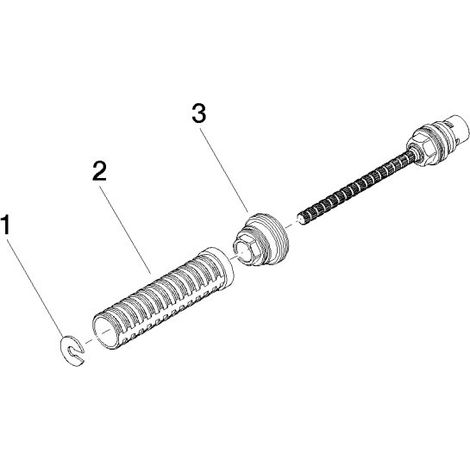 Dornbracht 9090031580090 manette supérieure, fermeture à gauche pièces de rechange