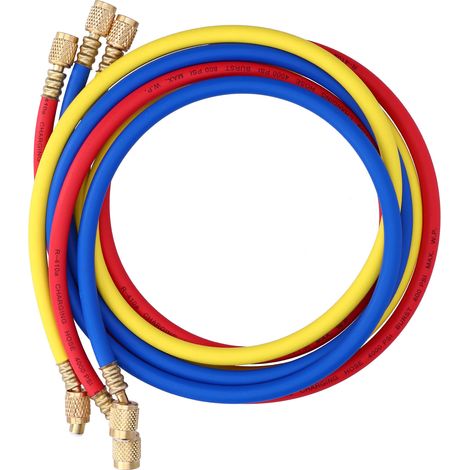Tuyau de charge CA 3 pièces avec détection de liquide et remplissage de réfrigérant CT360RYBH (R410) 1,5 mètre