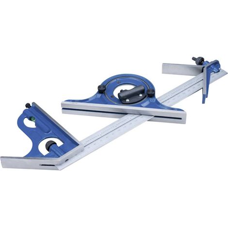 Dasqua 1012-2010 Kit quadrato combinato Dimensione del prodotto, lunghezza: 352 mm 4 parti (1/5)