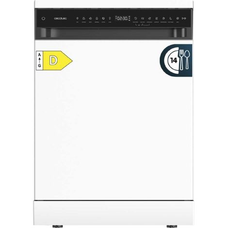 Cecotec Lave-vaisselle pose libre 60 cm Bolero Aguazero 6205. 13 couverts, 6 programmes, classe D, moteur Inverter Plus Duo. (1/5)