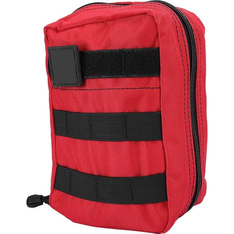 Sac de secours portable pour le camping en plein air et l'alpinisme - Rouge simple (1/5)