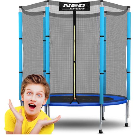 Cama elástica de jardín infantil 140 cm 4,5 pies Neo-Sport (1/5)