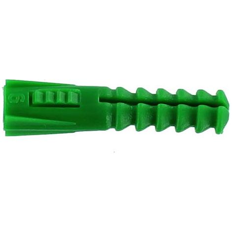 RAM - Cheville plastique sans collerette Ø6mm 1000 pcs vert - 9071