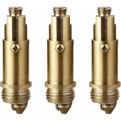 Bassin Pop-up Boulon à ressort en laiton Ressort Bouchon En Laiton pour La Plupart Des Évier Baignoire Bassin Drain Bouchon À Ressort Interne Boulon,,3 Pcs (1/5)