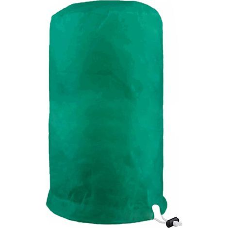 Housse de Protection pour Plantes d'Hiver, Housse d’Hivernage pour Plantes de Jardin Réutilisable,Housse Hivernage Plante avec Fermeture Éclair et Cordon de Serrage (60×80cm,vert×1) (1/5)