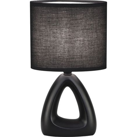 Lámpara de mesa Greip Negra 1xE14