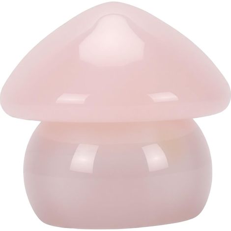 Rose Jade Mushroom Lamp, Touch Sensor Night Light (1/5)