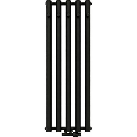 Luxrad Azure Badheizkörper 150x42,2 cm mattschwarz STR ZDC 521 W