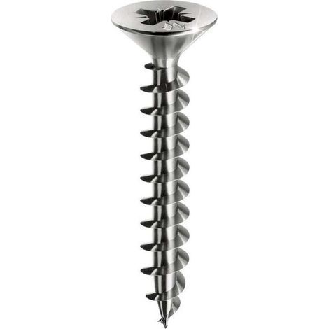 Vis terrasse inox panelvit tête fraisée empreinte pz - Diamètre : 5 mm - Filetage : Total - Longueur : 50 mm - MUSTAD (1/5)