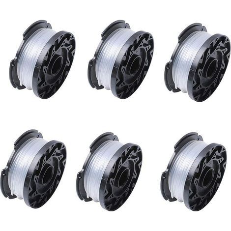 Zubehör für Rasentrimmer - Trimmerkopf A6481 A6485 für Black Decker Rasentrimmer, 6er-Pack (1/5)