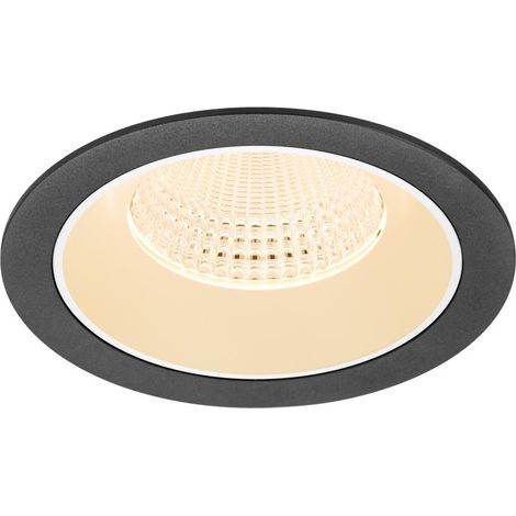 Encastré downlight NUMINOS® XL intérieur 2700 K 55° IP20 rond noir /blanc - SLV - 1009925