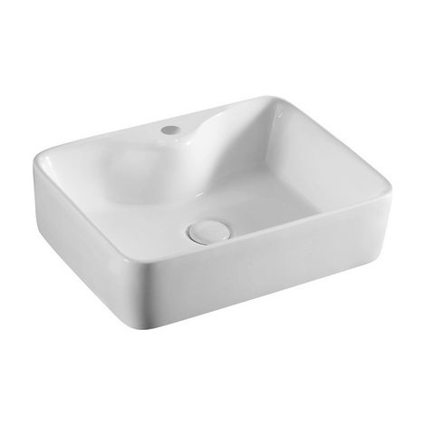 Lavabo sobre encimera LA34 - Blanco