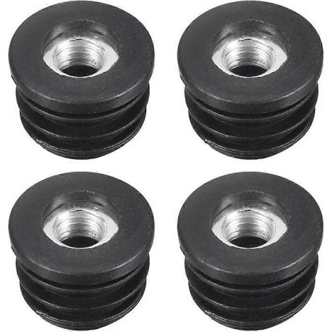 Roulettes pour meubles avec trous de vis, diamètre extérieur de 22 mm/0,87 pouce, pour le montage des pieds de meubles, paquet de 4. (1/5)