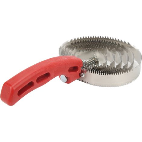 Brosse à poils de vache à 6 tours en acier inoxydable pour soulager les démangeaisons des chevaux et autres animaux (1/5)
