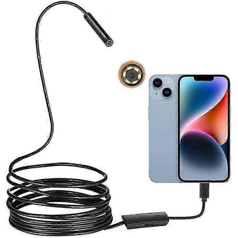 Neue Direktanschluss-Endoskop-Inspektionskamera für iPhone iOS Schwarz XL (1/5)