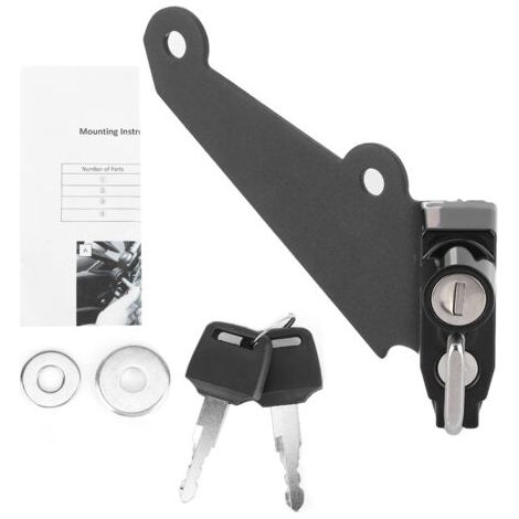 QORVA-Kit de verrouillage de casque de moto avec joint de montage à 2 clés, adapté à Kawasaki Z1000/Ninja 1000 (1/5)