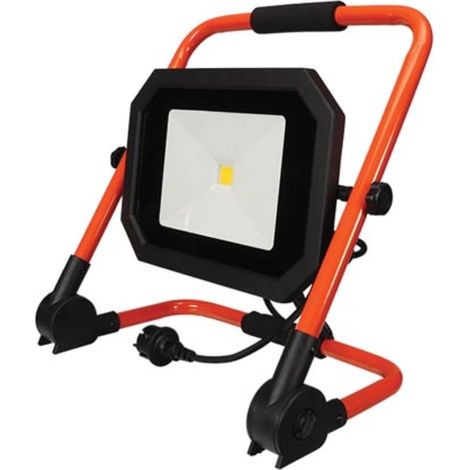 Projecteur De Chantier Portable Led Sur Tràpied - 50 W - 4000 K - C,ble De 1 5 M + Fiche Eu (1/5)