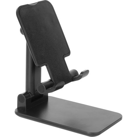 Multifunktionaler, faltbarer und ausziehbarer Handyhalter für Büro, Filme und Tablets – Schwarz (1/5)