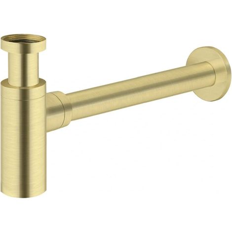 Garniture d'écoulement, siphon lavabo, or bruni
