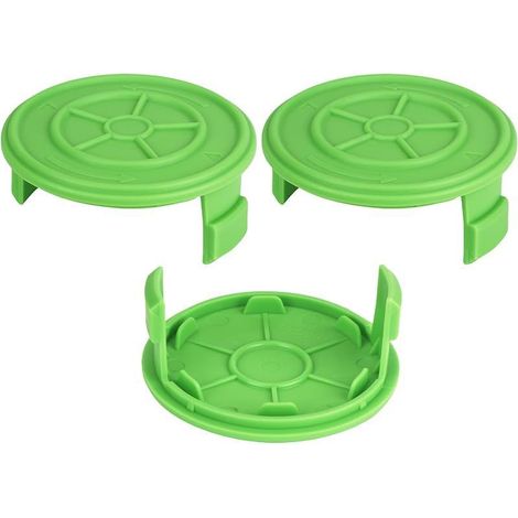 Greenworks 29187 Capuchons de bobine de fil pour coupe-bordure Greenworks 40 V G40LT G40LTK2 G40LTK2x 2101507 2101507UA 2101507UC - Couvercle de bobine de rechange (3 capuchons de bobine) (1/5)