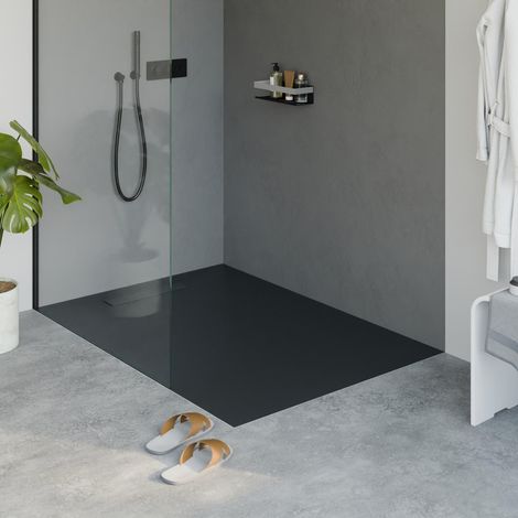 BERNSTEIN - Piatto doccia LAVOA in colata minerale 100x140x2,6cm - antracite opaco	100x140 cm