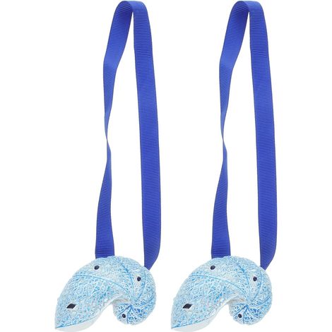 Embrasses Magnétiques Bleu Marine pour Rideaux Lot de 2 en Résine Faciles à Utiliser Couleur Aléatoire pour Salle de Bain et Hôtel (1/5)