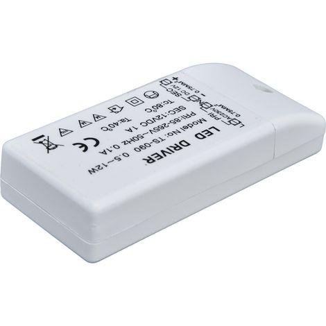 Transformateur d'alimentation LED 12 W 12 V CC 1 A pour lampe LED, alimentation à courant constant CA 85-265 V