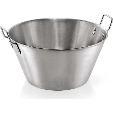 Bols en Acier au nickel-chrome 30 L H 255 mm Ø 500 mm - Was Germany