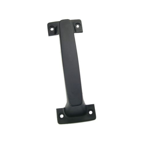4M – Poignée pour porte de garage noire 4 fixations – Design ergonomique – Dimensions 17,5cm x 6cm x 5cm – Pour manœuvre manuelle