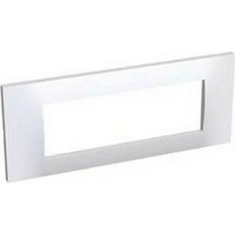 Schneider ALB45656 - Altira - Plaque blanc 9010 - 3 postes - horizontal - entraxe 45mm