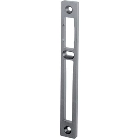 Gâche Centrale - 1 Pièce - Aluminium - 175x22x8 mm - Pour Serrures Encastrées 1PT 3PTS Têtière Filante (1/2)