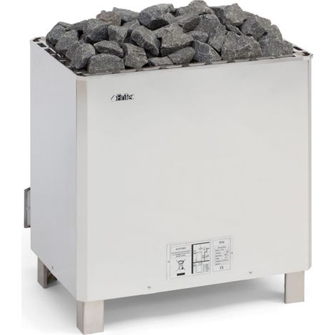 FinTec ARNE 24,3 kW Premium Elektro-Saunaofen Standofen finnischer Saunaofen Edelstahl (1/3)