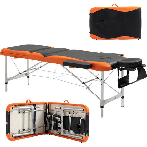 Structure légère en aluminium table de massage professionnelle 225kg pour kiné esthéticienne tatoueur (1/5)