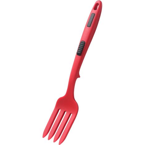 Fourchette De Cuisine En Silicone - Résistante À La Chaleur - Anticollante - Multifonctionnelle - Pour Mélange Et Cuisson - 1 Pièce (1/5)