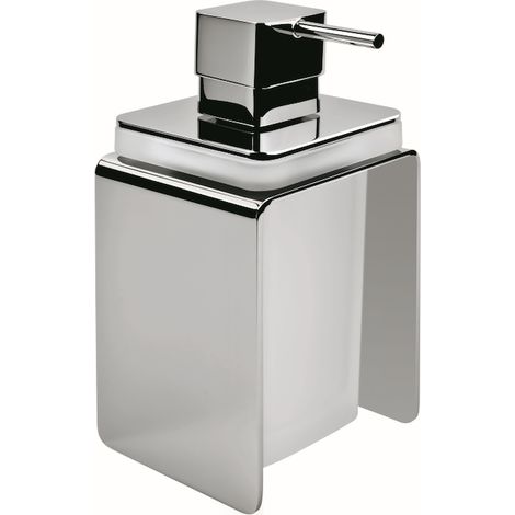 COLOMBO DESIGN Forever  spandisapone appoggio vetro satinato cromato codice prod: B9334 (1/3)