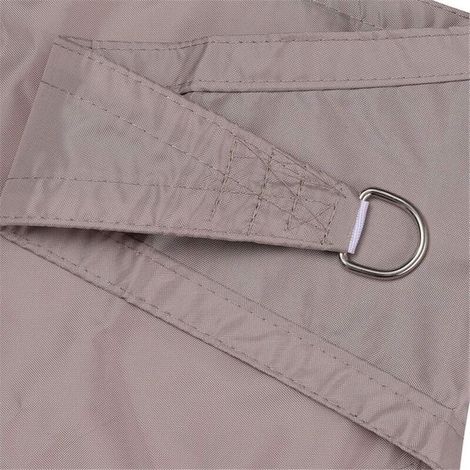 Voile D'ombrage Rectangulaire 2.5x2.5m Imperméable PES Toile Ombrage 98% UV Protection pour Jardin Terrasse Balcon Piscine Fête Extérieur, Kaki (1/5)