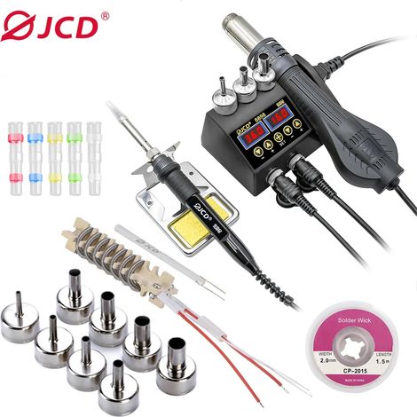 Station de soudage 2 en 1 (norme européenne 220 V) 750 W avec écran LCD pour la réparation de circuits intégrés BGA, SMD et PCB de téléphones portables (1/5)