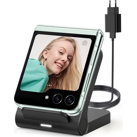 15W Chargeur Induction pour Samsung Galaxy Z Flip 8, Non Pliable (1/5)