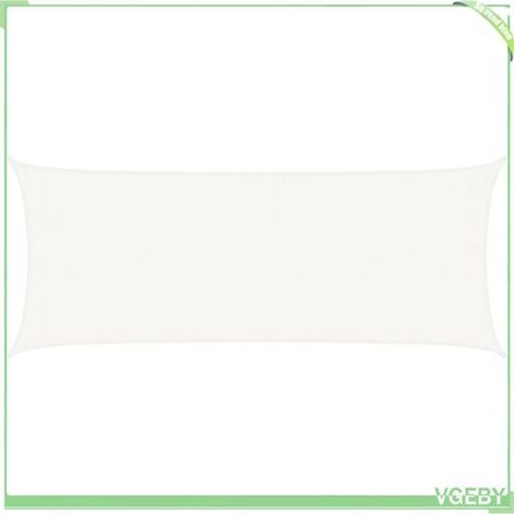 Voile d'ombrage - FAFEICY - 311231 - Blanc - 2 x 5 m - 160 g/m² (1/5)