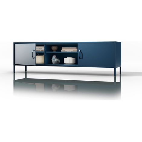 TV-Schrank XL ROSARIA 1700 x 400 x 500, Marineblau