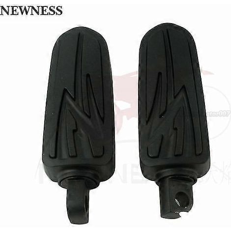 Motorrad-Fußrasten, Highway-Fußrasten, Metall-Fußrasten, Pedal-Fußstützen für Harley Iron XL 883 1200 Touring Custom Dyna Softail 10 mm – Typ 9, Schwarz (1/5)