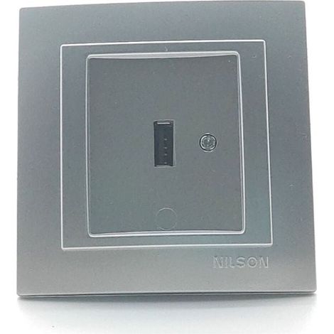 Base de Empotrar Salida USB Empotrar 2,1 A Marco Incluido Serie Nilson (1/5)