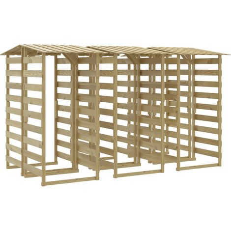 Maison Exclusive - Pergole con Tetto 6 pz 100x90x200 cm Legno di Pino Impregnato