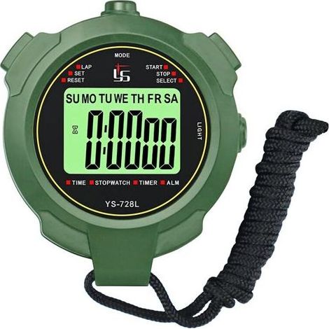 Chronomètre,Chronometre Professionnel Mémoire avec Fonction Muet et Lumièr pour Sport (1/5)